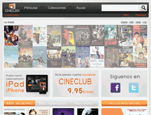 Tablet Screenshot of diariovasco.cineclick.com